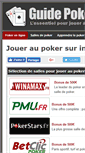 Mobile Screenshot of guide-poker-gratuit.com
